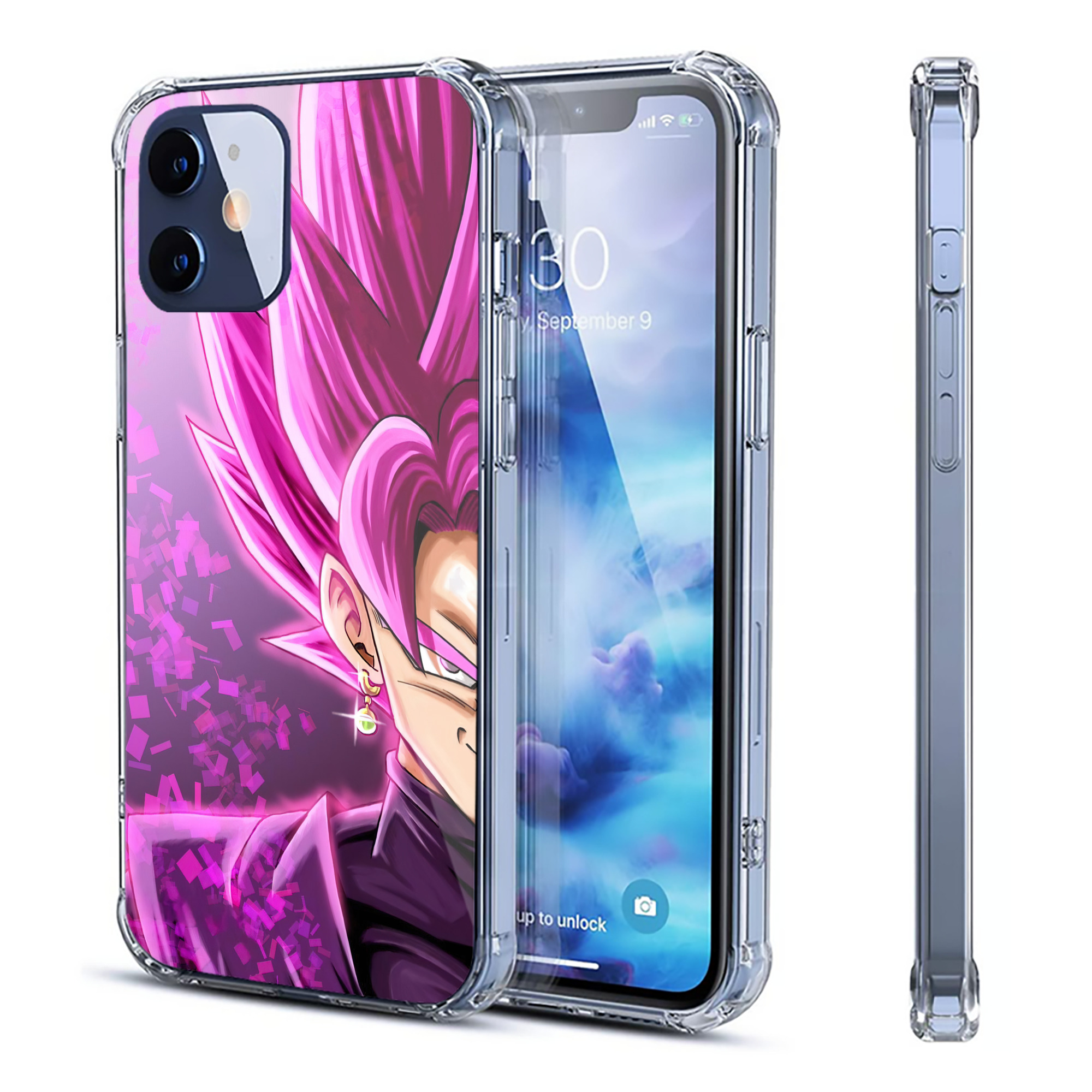 （画像用） ドラゴンボール DRAGON BALL 【iPhone 12シリーズ対応】透明スマホケース（クリアソフトケース）